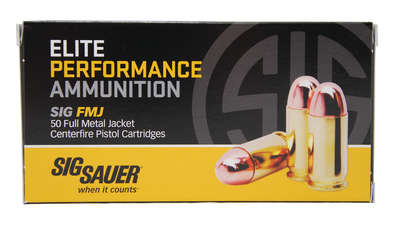 Ammunition Sig Sauer Elite Performance 45ACP SIG AMMO 45ACP 230GR FMJ 50/1000